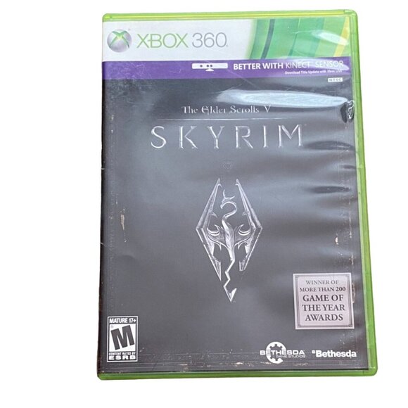 XBOX 360 The Elder Scrolls V: SKYRIM-Rated M-GUC - Picture 1 of 4